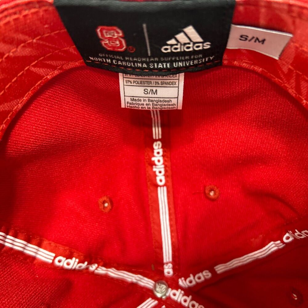 Nc State Wolfpack Hat Small Medium Hat Adidas Red… - image 8